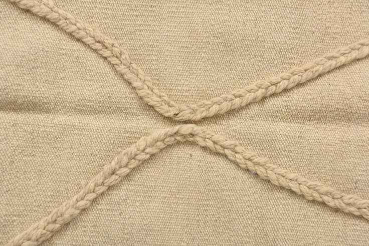 Detail image of 3' 4 x 4' 11 Hand Knotted Moroccan Wool Rug