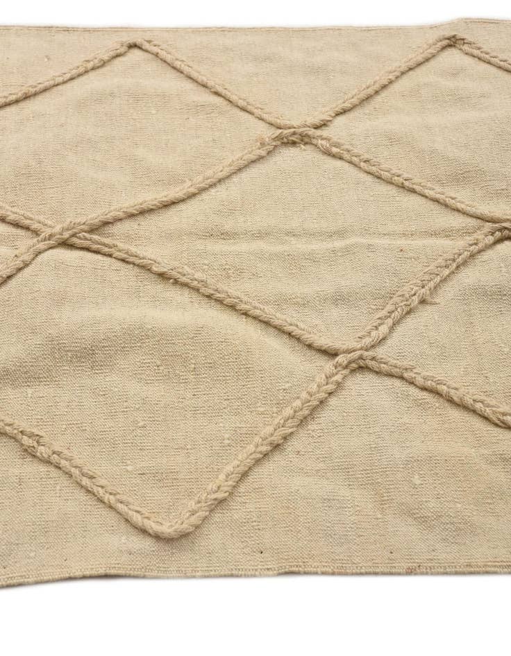 Detail image of 3' 5 x 5' 1  Hand Knotted Moroccan Wool Rug