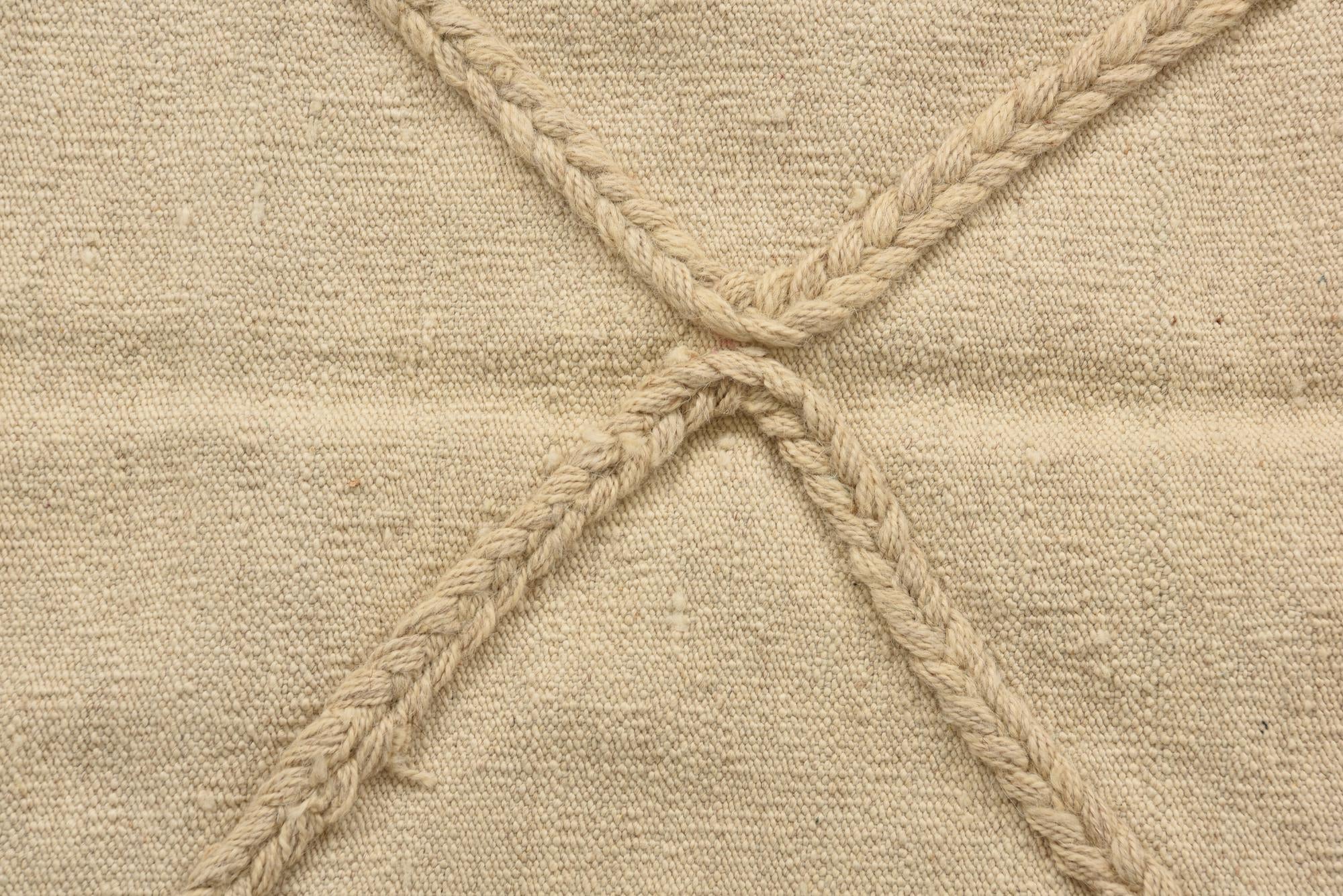 3' 5 x 5' 1 Hand Knotted Moroccan Wool Rug