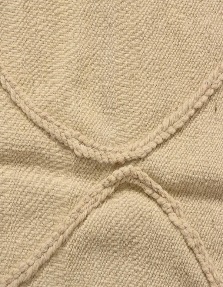 Detail image of 3' 4 x 4' 9  Hand Knotted Moroccan Wool Rug