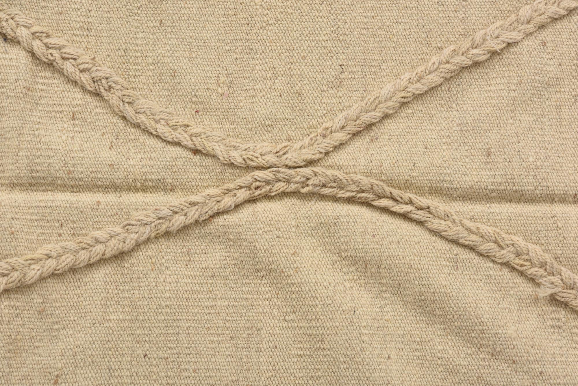 3' 7 x 4' 10 Hand Knotted Moroccan Wool Rug