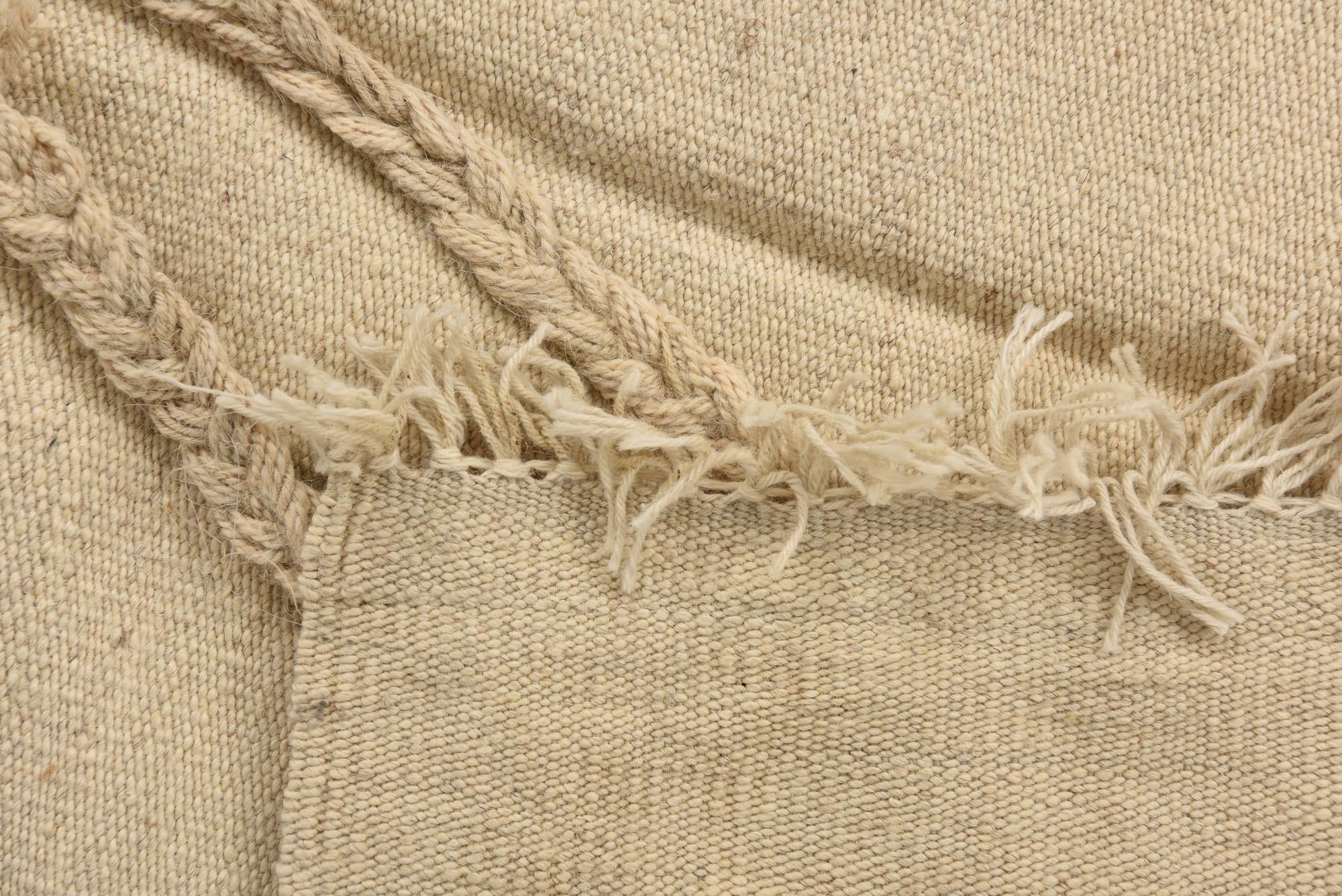 3' 7 x 4' 10 Hand Knotted Moroccan Wool Rug