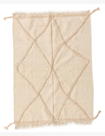 3' 7 x 4' 10 Hand Knotted Moroccan Wool Rug