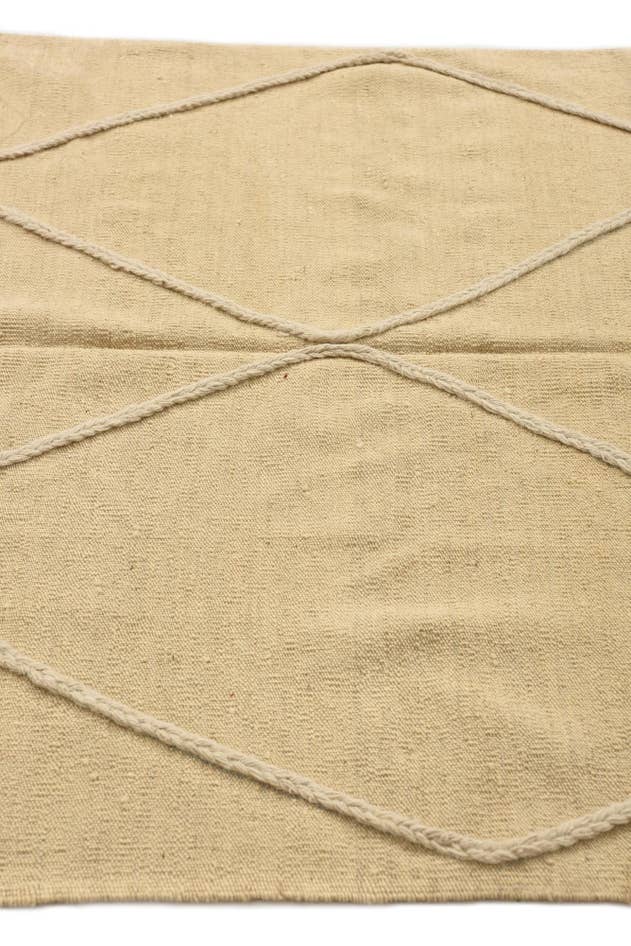 Detail image of 4' 1 x 6' 1 Hand Knotted Moroccan Wool Rug