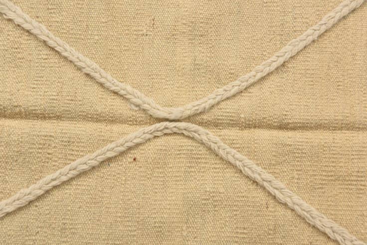 Detail image of 4' 1 x 6' 1 Hand Knotted Moroccan Wool Rug