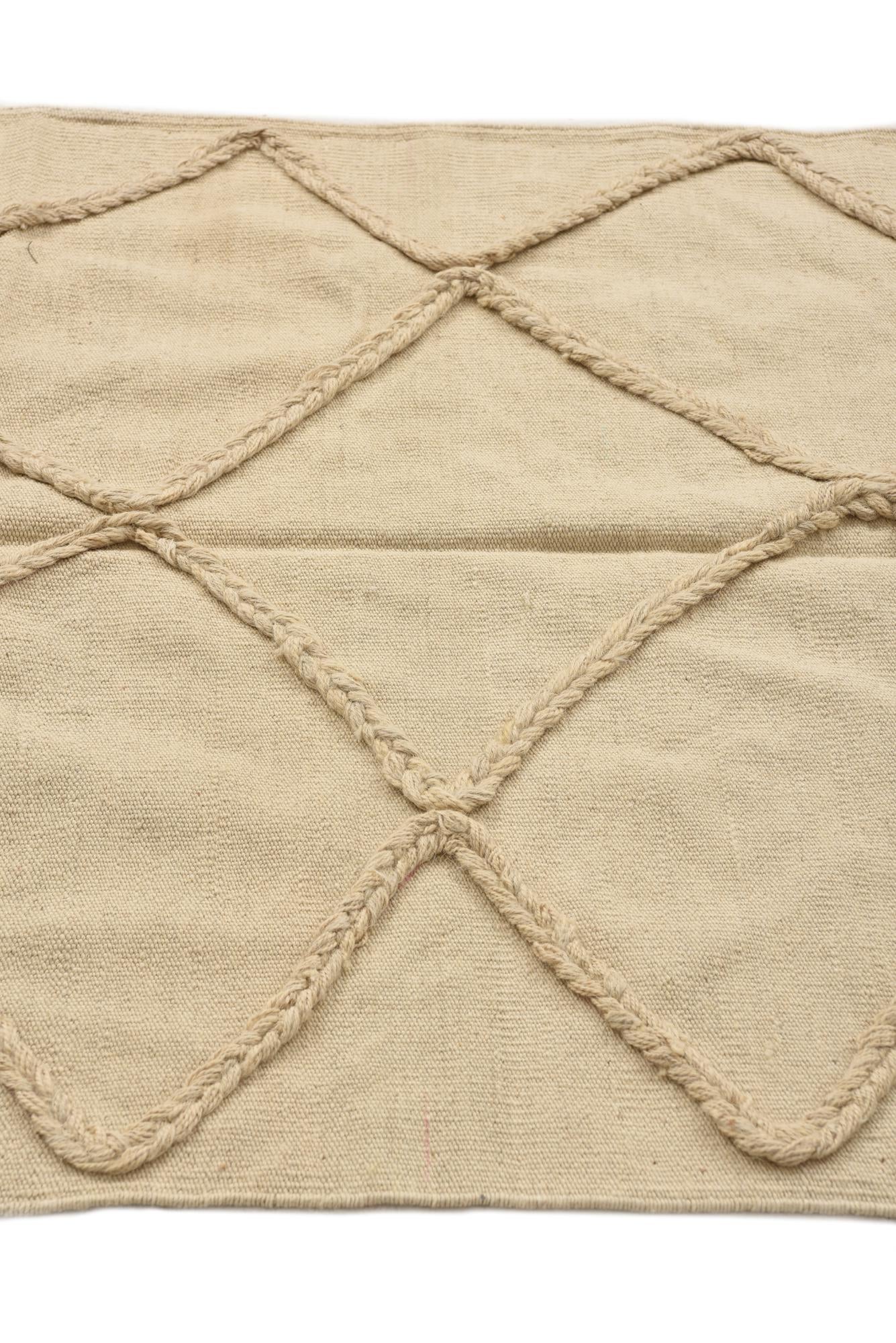 3' 6 x 5' Hand Knotted Moroccan Wool Rug
