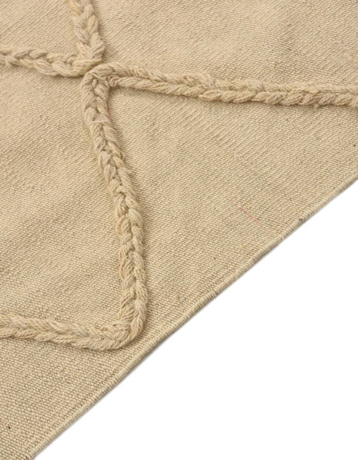 Detail image of 3' 6 x 5'  Hand Knotted Moroccan Wool Rug