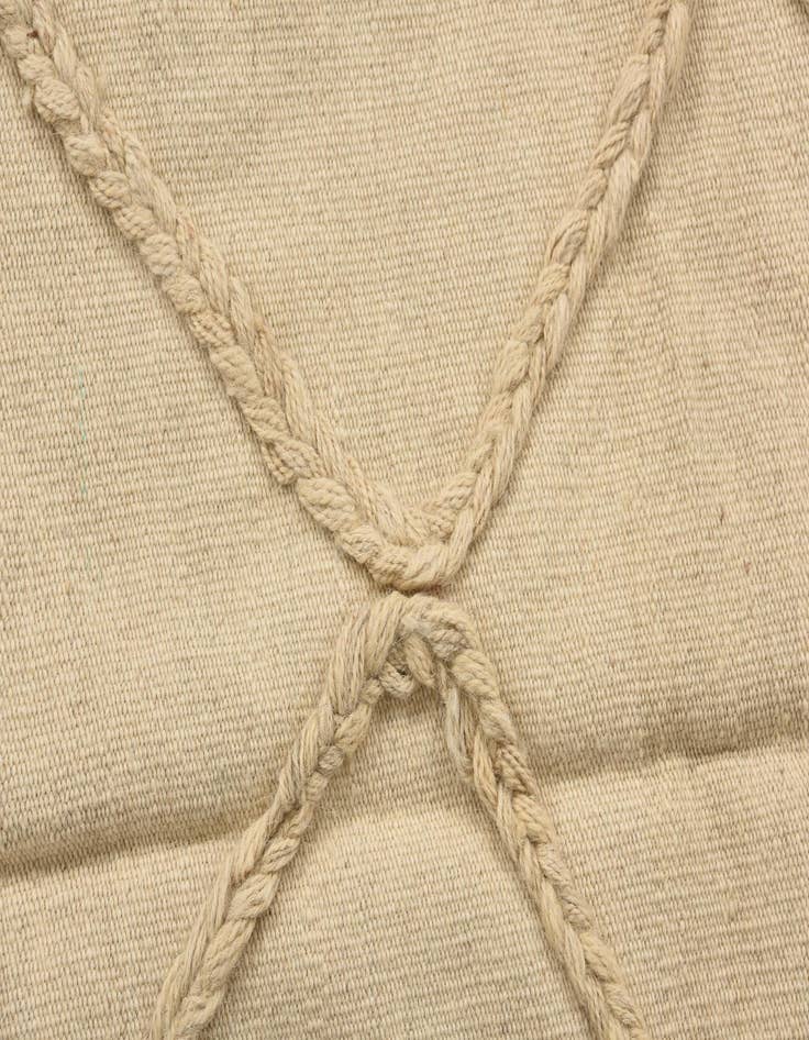 Detail image of 3' 6 x 5'  Hand Knotted Moroccan Wool Rug