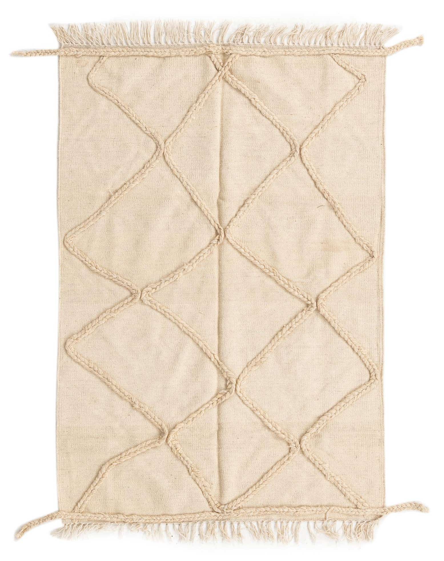 3' 6 x 5' Hand Knotted Moroccan Wool Rug