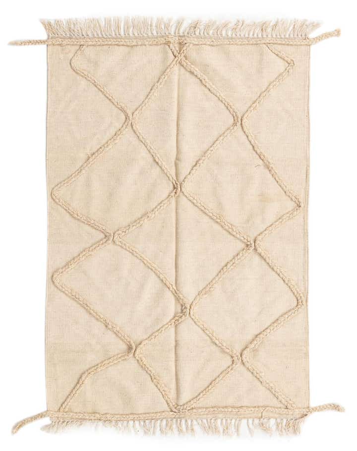 3' 6 x 5' Hand Knotted Moroccan Wool Rug