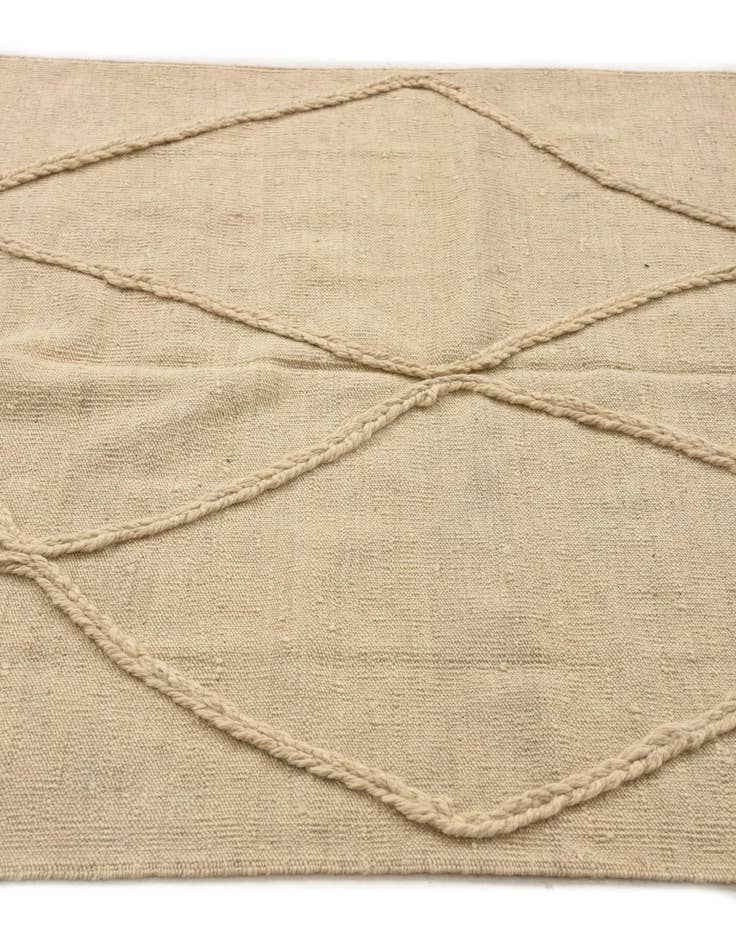 Detail image of 3' 7 x 4' 10  Hand Knotted Moroccan Wool Rug