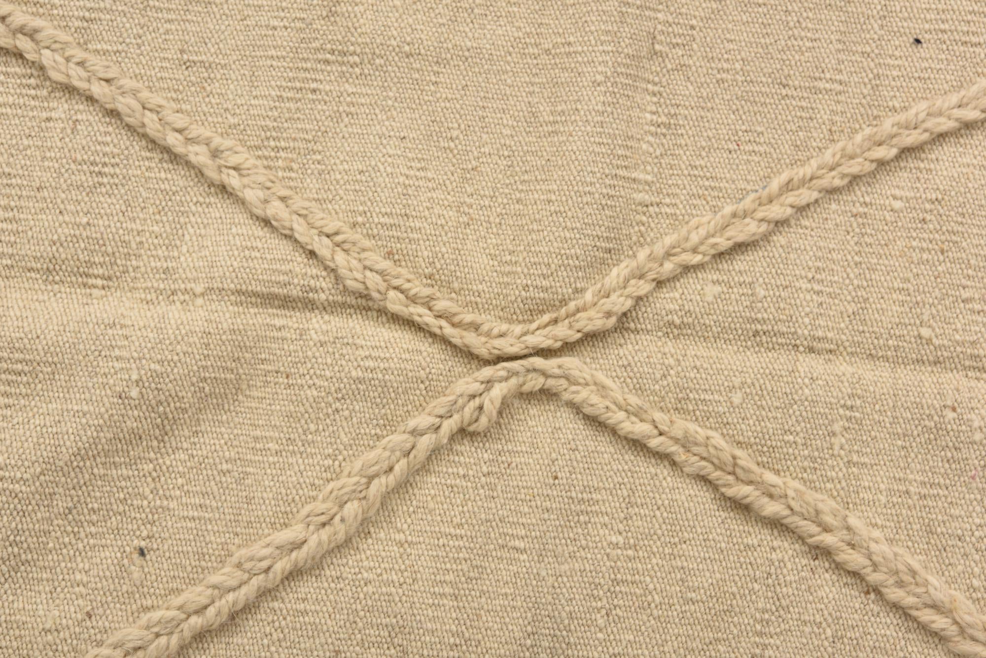 3' 7 x 4' 10 Hand Knotted Moroccan Wool Rug