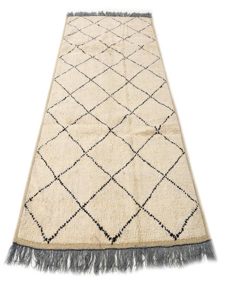 Detail image of 5' 9 x 9' 4  Hand Knotted Moroccan Wool Rug