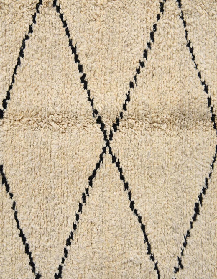 Detail image of 5' 9 x 9' 4  Hand Knotted Moroccan Wool Rug