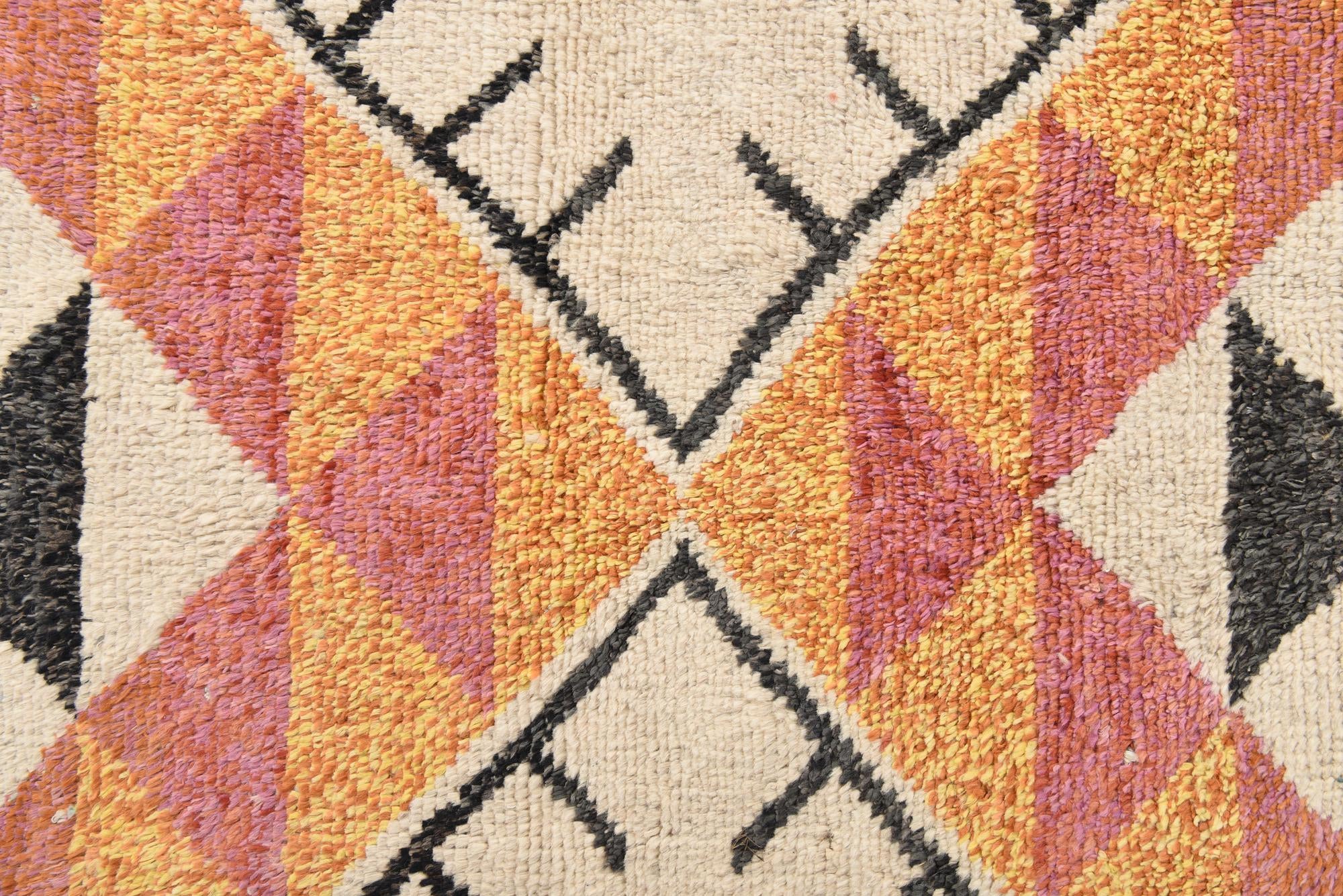 9' 4 x 13' 2 Hand Knotted Moroccan Wool Rug