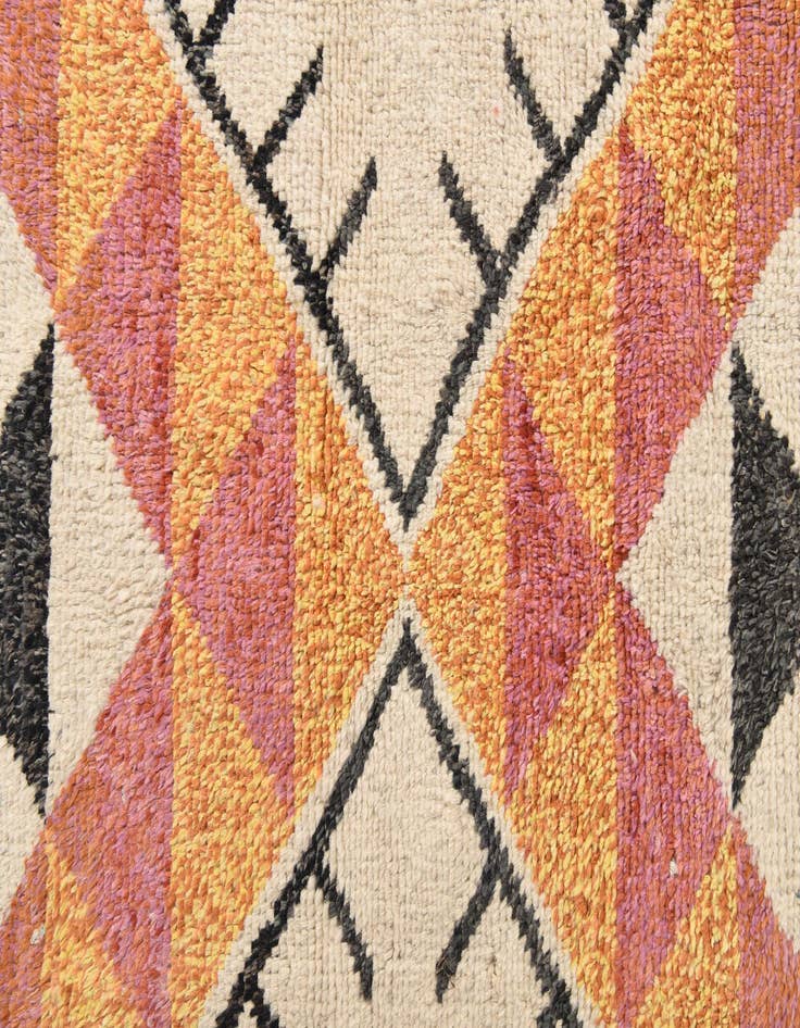 Detail image of 9' 4 x 13' 2  Hand Knotted Moroccan Wool Rug