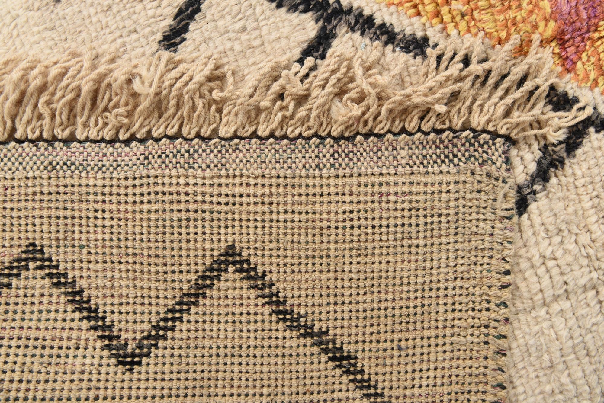 9' 4 x 13' 2 Hand Knotted Moroccan Wool Rug