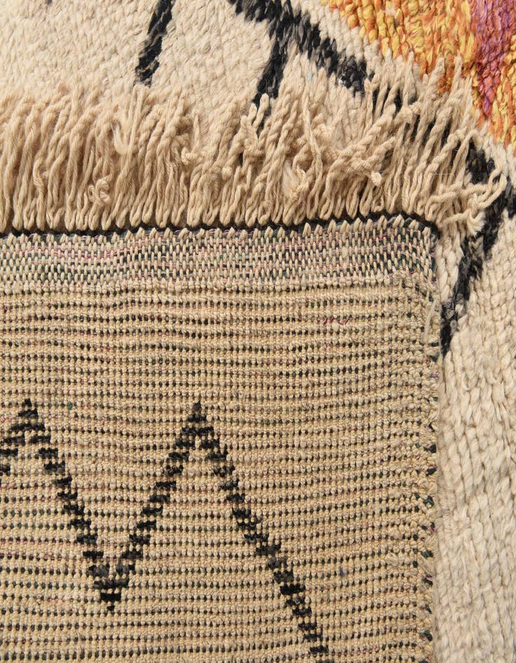 Detail image of 9' 4 x 13' 2  Hand Knotted Moroccan Wool Rug