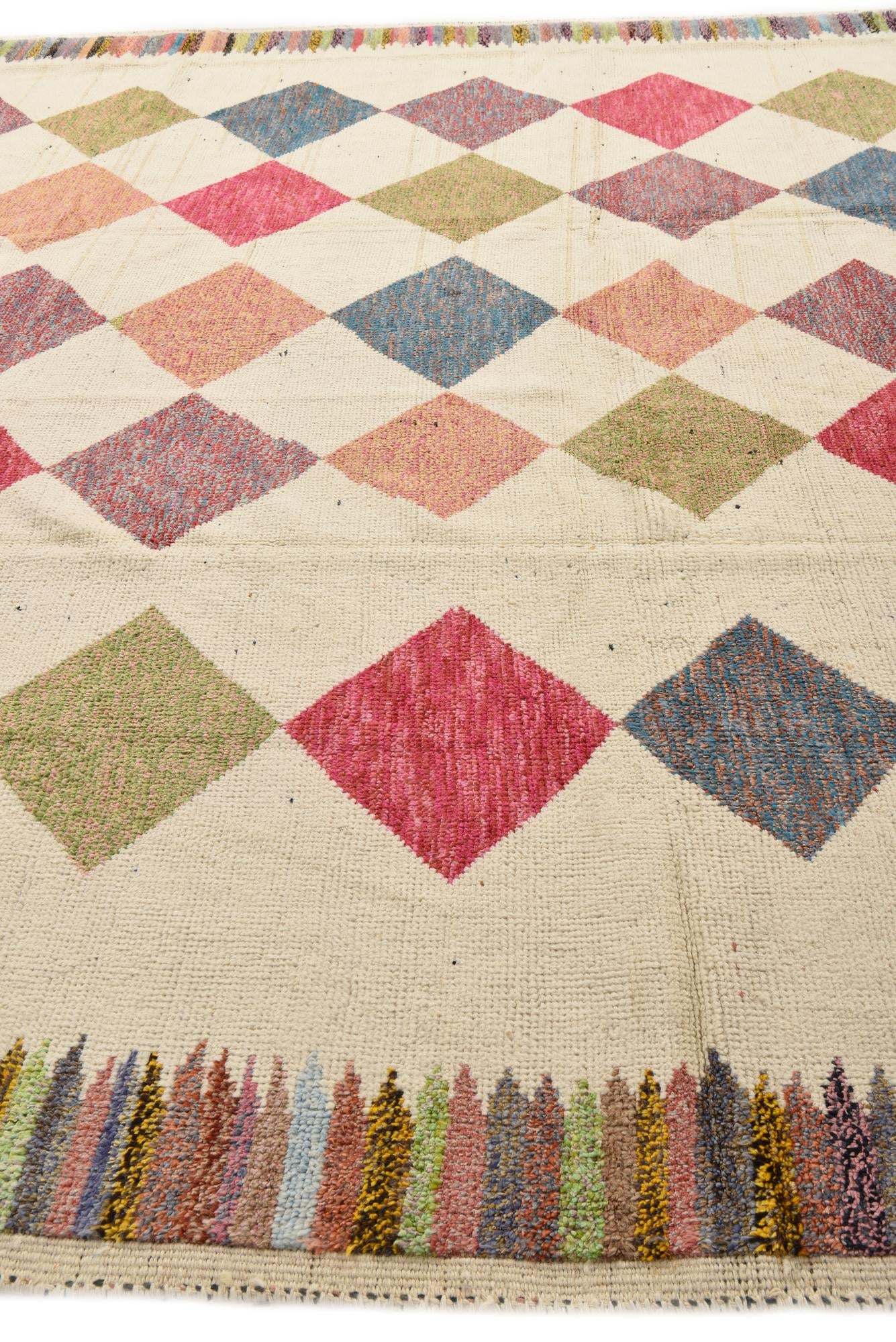 12' x 15' 9 Hand Knotted Moroccan Wool Rug