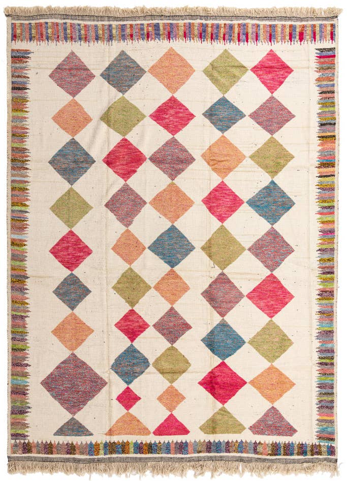 Detail image of 12' x 15' 9 Hand Knotted Moroccan Wool Rug