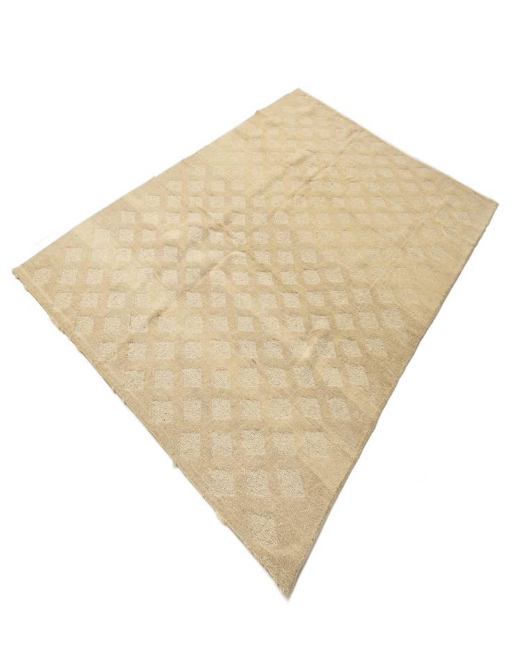 Detail image of 6' 3 x 9' 4  Hand Knotted Moroccan Wool Rug