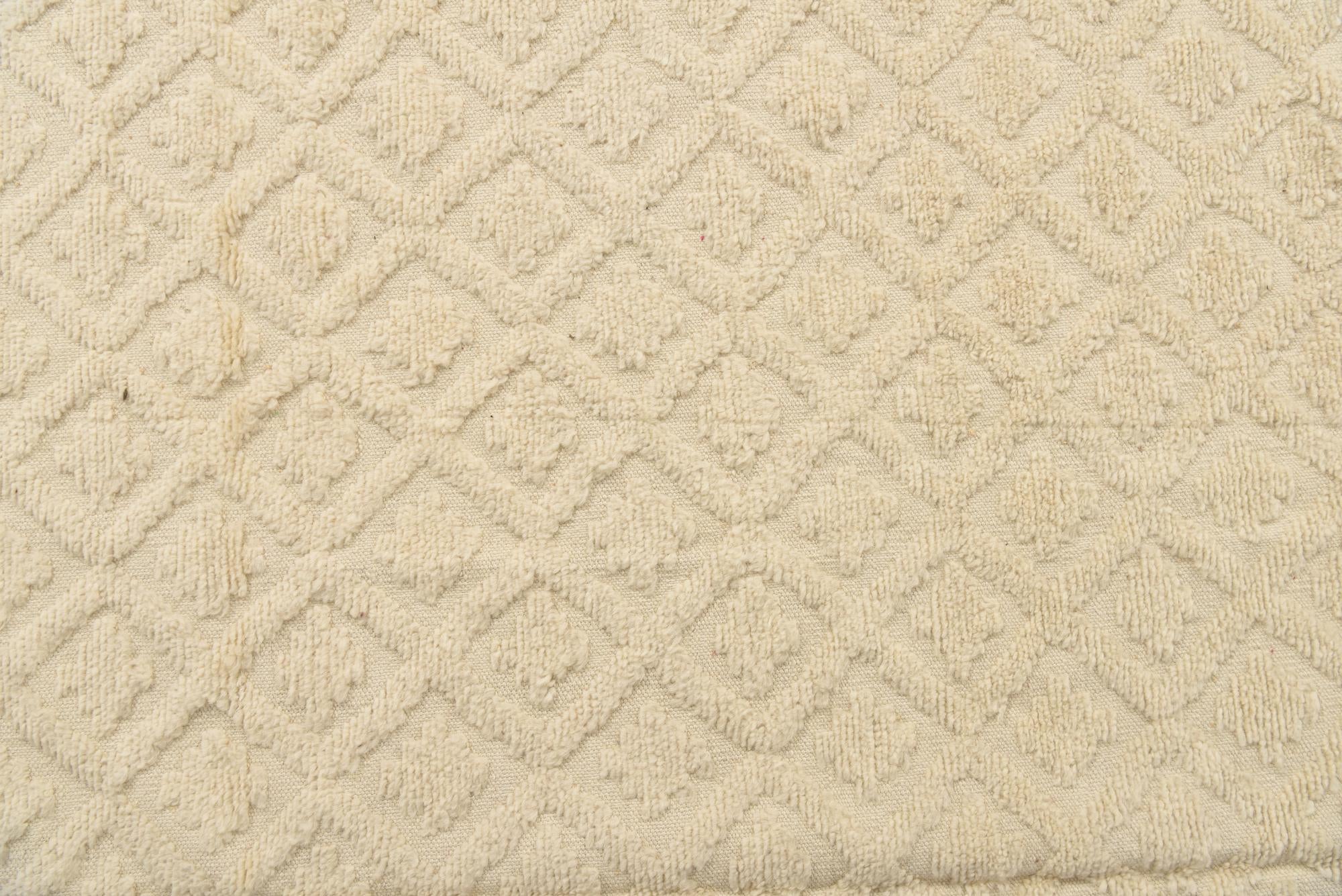 6' 8 x 10' 6 Hand Knotted Moroccan Wool Rug