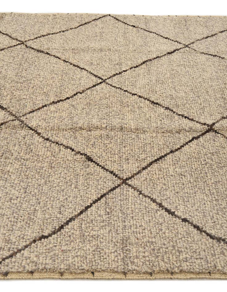 Detail image of 5' 11 x 9' 6  Hand Knotted Moroccan Wool Rug