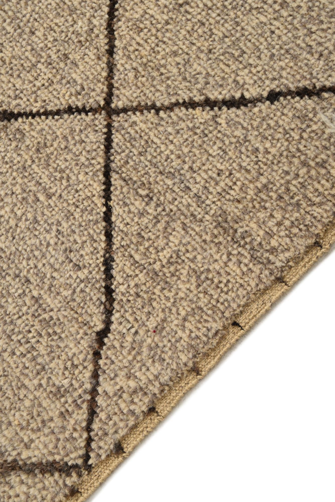 5' 11 x 9' 6 Hand Knotted Moroccan Wool Rug