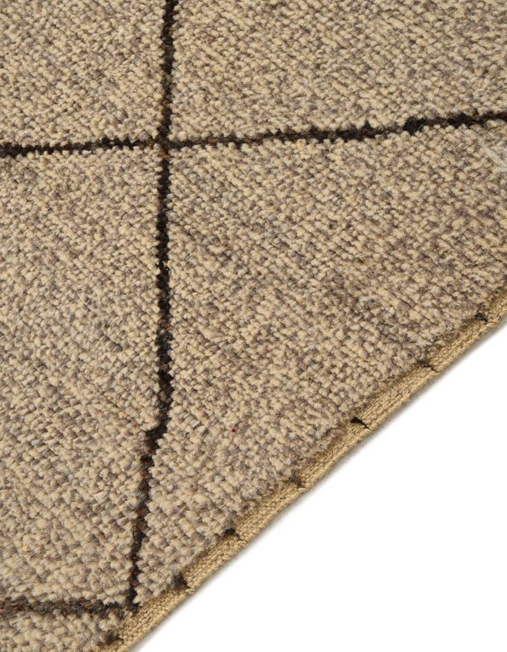 Detail image of 5' 11 x 9' 6  Hand Knotted Moroccan Wool Rug