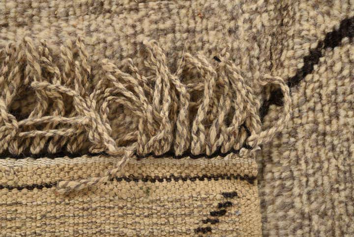 5' 11 x 9' 6 Hand Knotted Moroccan Wool Rug