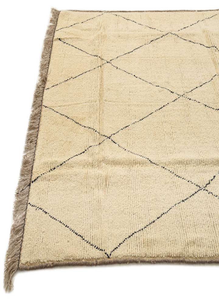 6' 3 x 9' Hand Knotted Moroccan Wool Rug