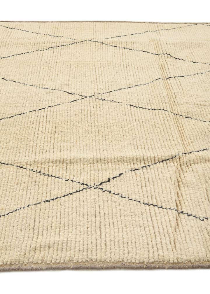 6' 3 x 9' Hand Knotted Moroccan Wool Rug