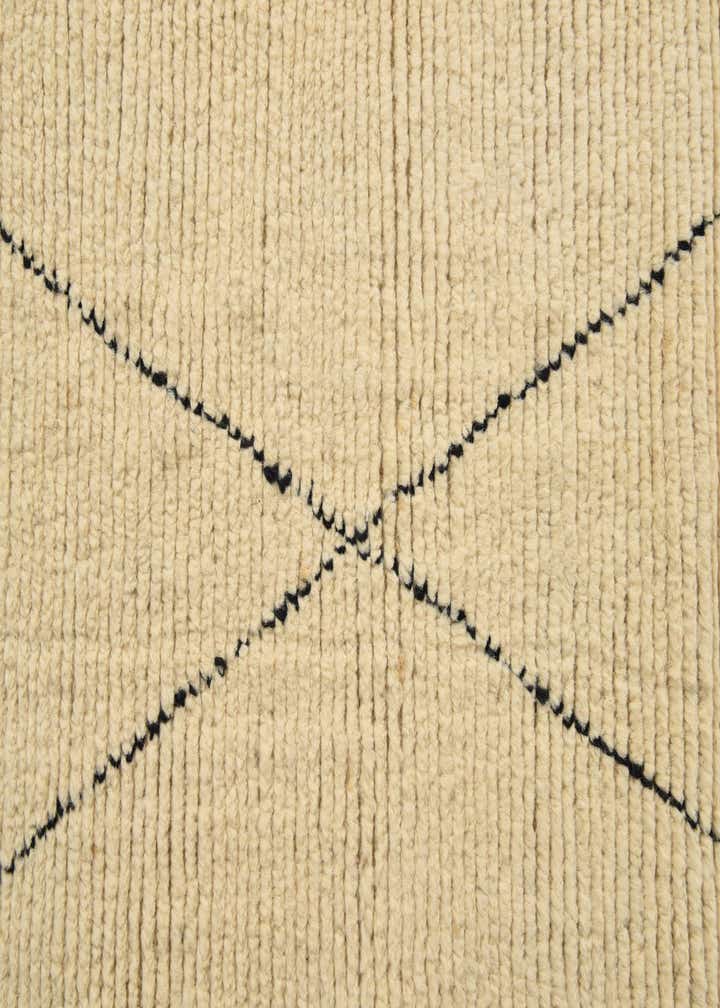 6' 3 x 9' Hand Knotted Moroccan Wool Rug