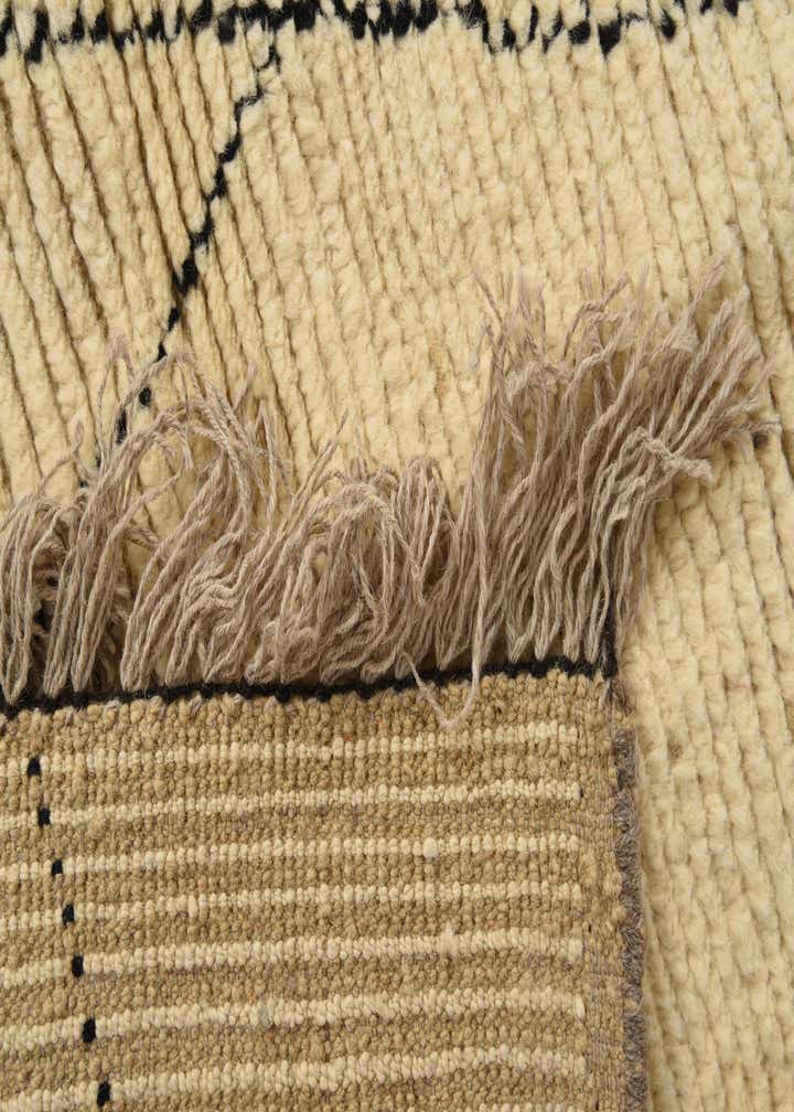 6' 3 x 9' Hand Knotted Moroccan Wool Rug