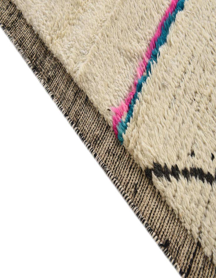 Detail image of 9' x 12' 7  Hand Knotted Moroccan Wool Rug