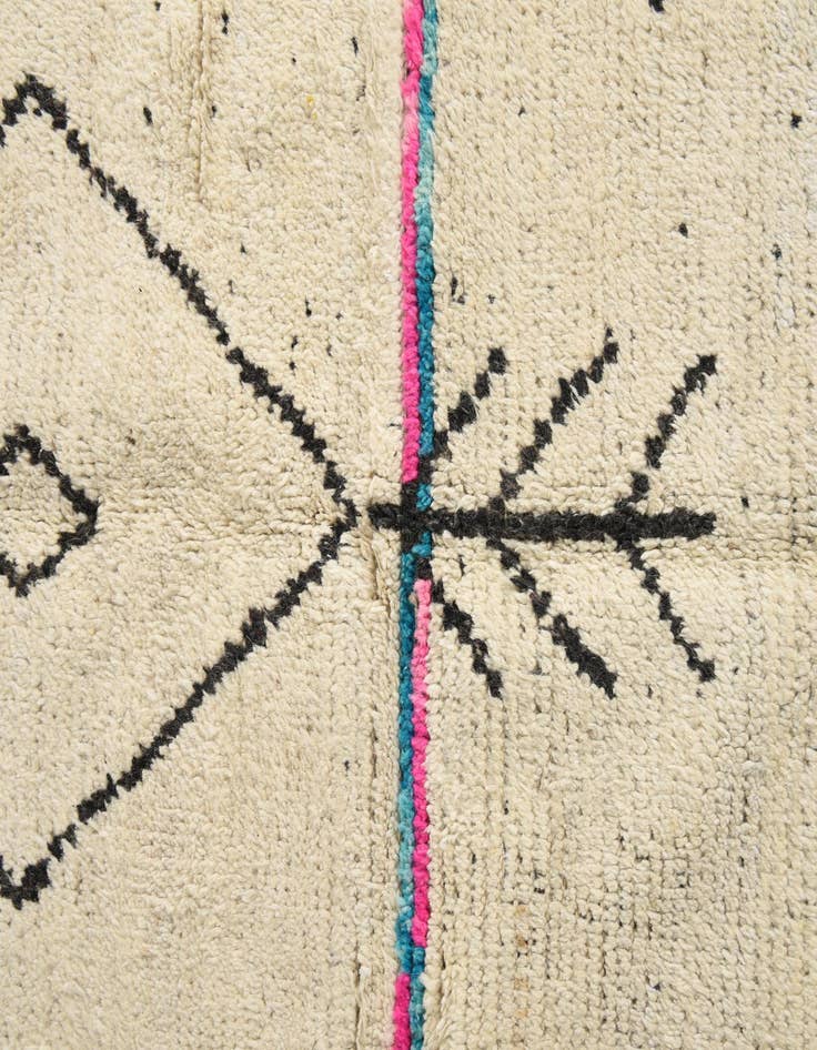 Detail image of 9' x 12' 7  Hand Knotted Moroccan Wool Rug