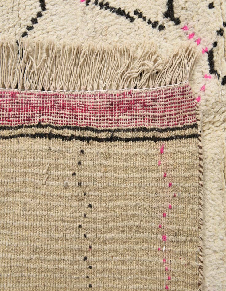 Detail image of 8' x 11'  Hand Knotted Moroccan Wool Rug
