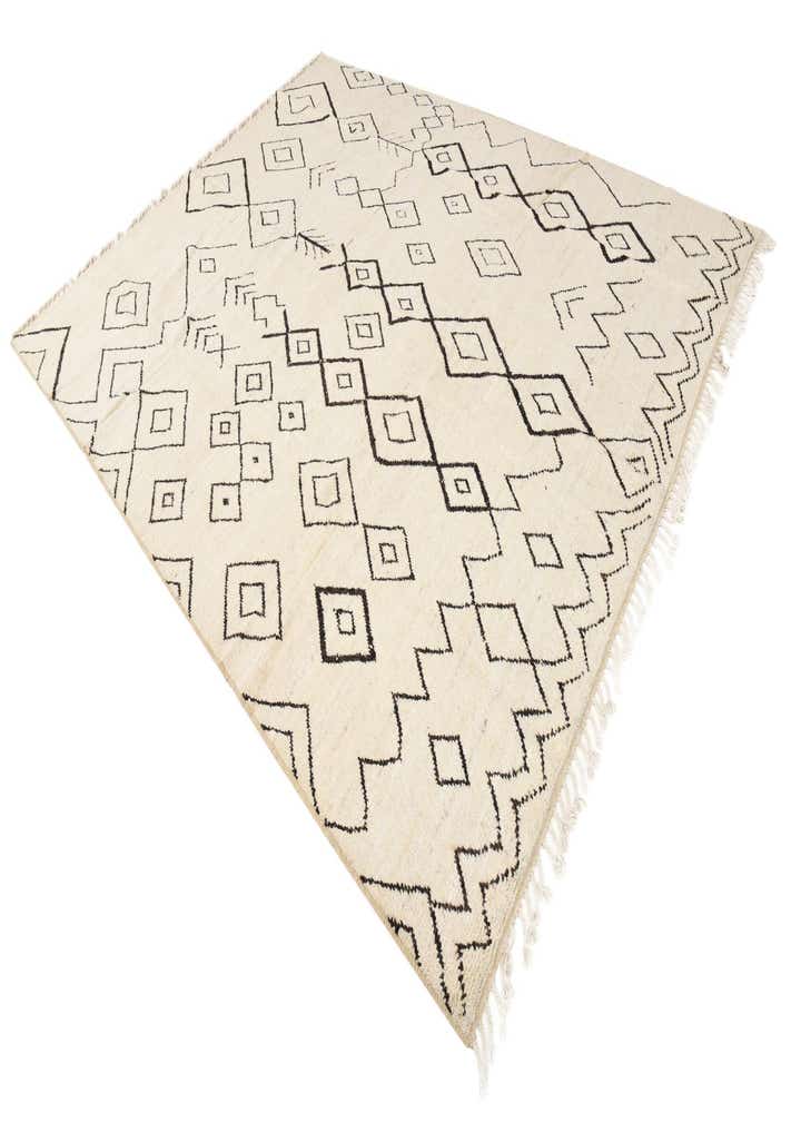 9' 3 x 11' 10 Hand Knotted Moroccan Wool Rug