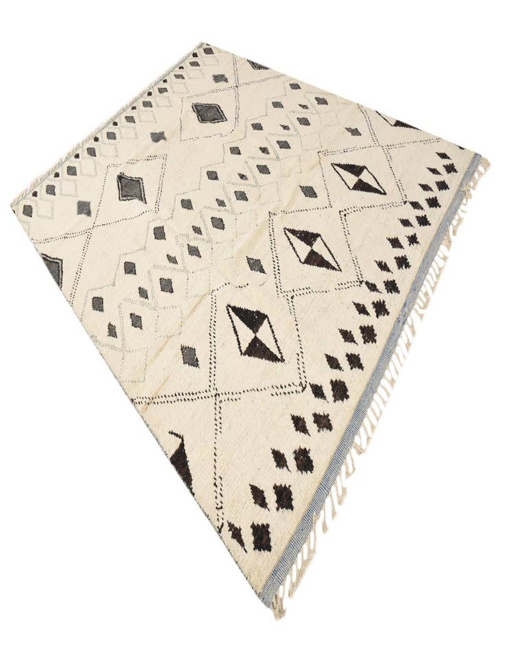 Detail image of 8' x 10' 8  Hand Knotted Moroccan Wool Rug