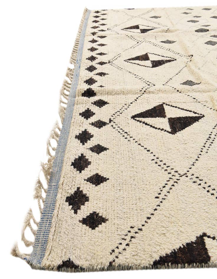 Detail image of 8' x 10' 8  Hand Knotted Moroccan Wool Rug