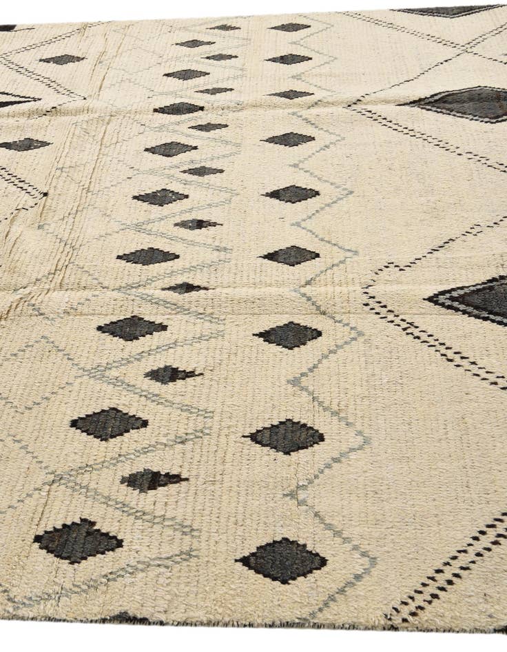 Detail image of 8' x 10' 8  Hand Knotted Moroccan Wool Rug