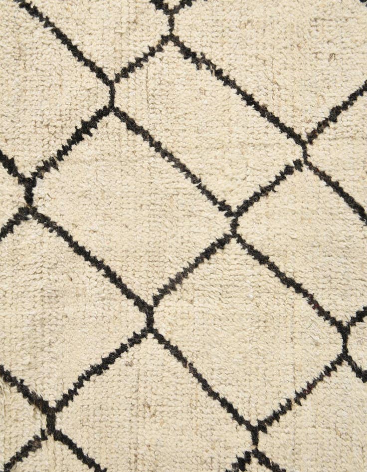 Detail image of 6' 3 x 9' 4  Hand Knotted Moroccan Wool Rug