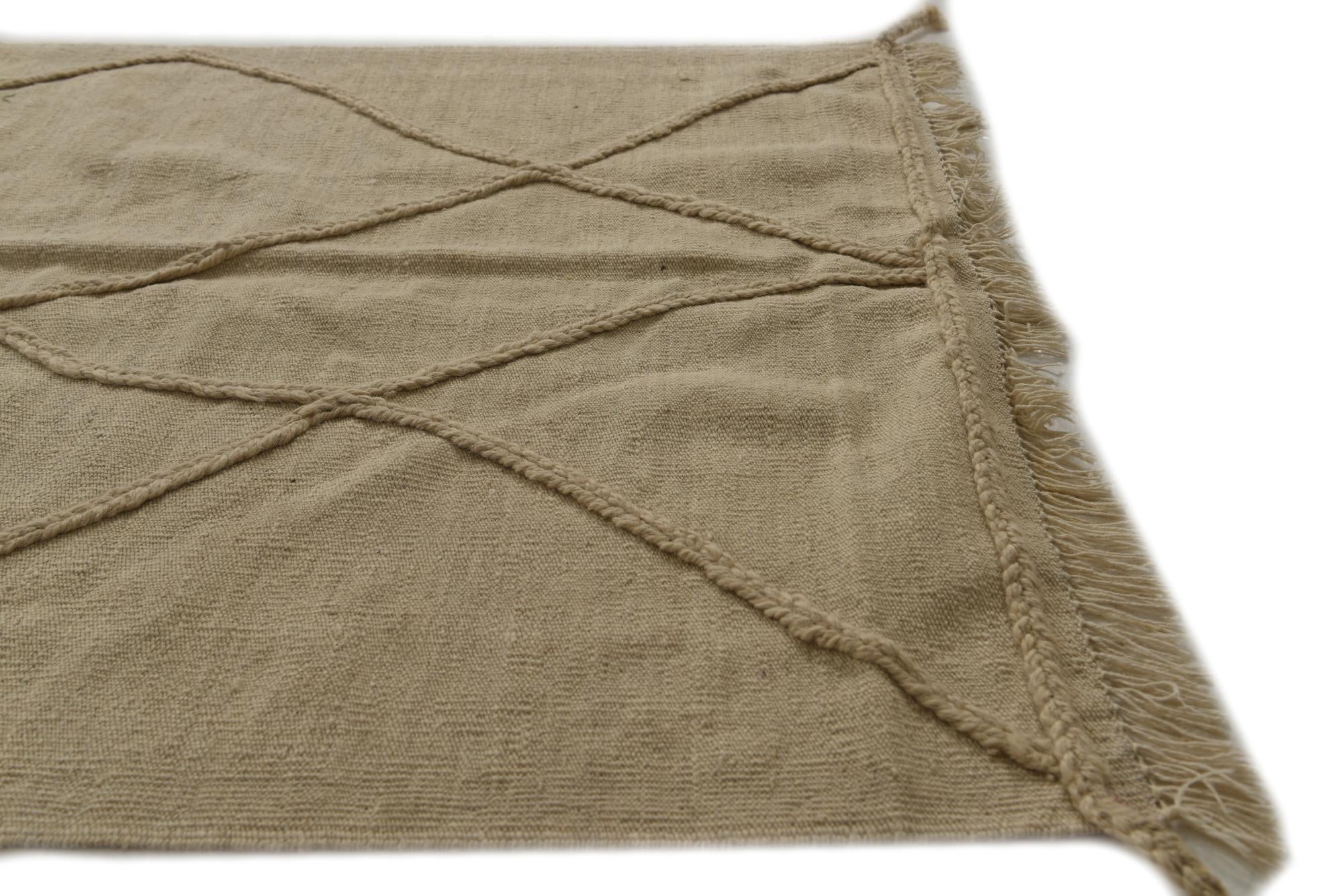 3' 6 x 4' 10 Hand Knotted Moroccan Wool Rug