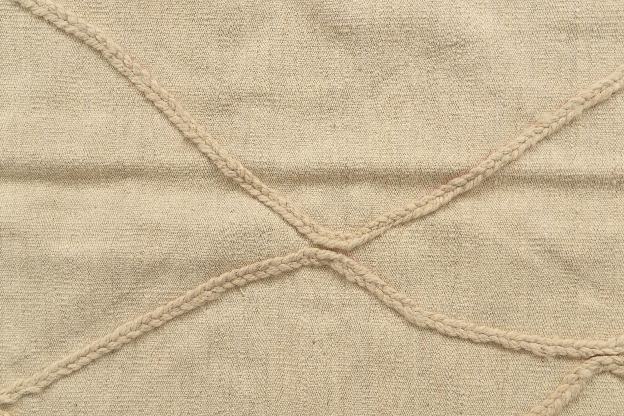 3' 6 x 4' 10 Hand Knotted Moroccan Wool Rug