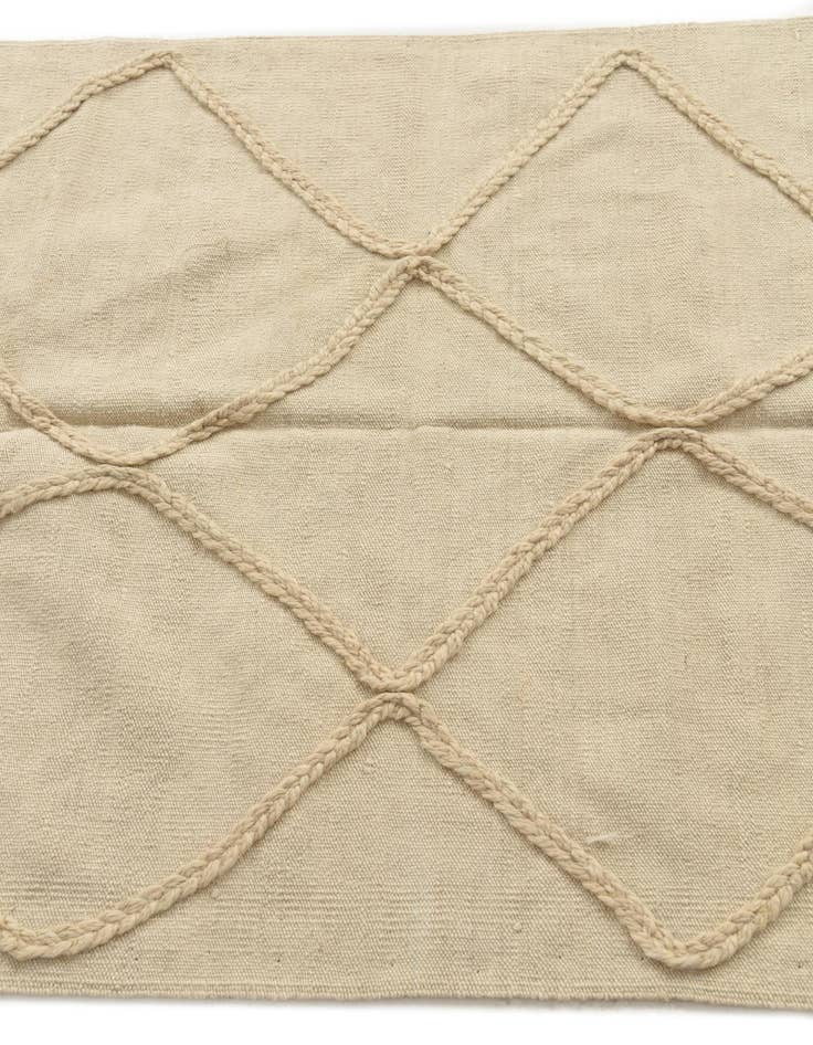 Detail image of 3' 4 x 5'  Hand Knotted Moroccan Wool Rug