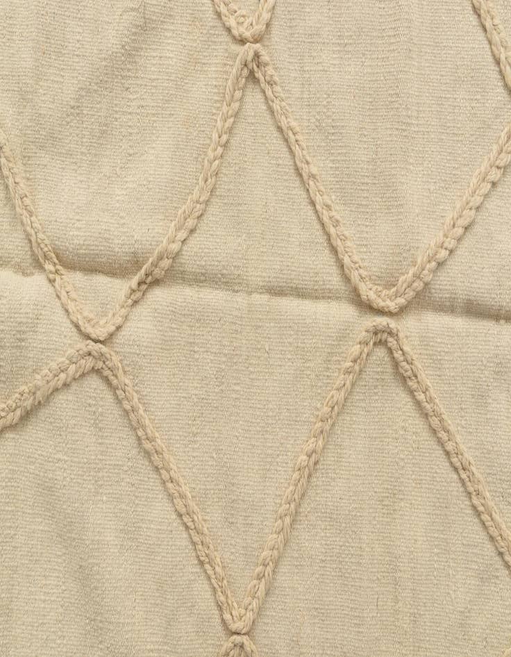 Detail image of 3' 4 x 5'  Hand Knotted Moroccan Wool Rug