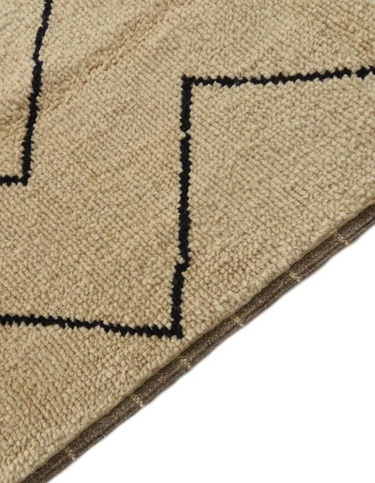 Detail image of 5' 4 x 8' 5  Hand Knotted Moroccan Wool Rug