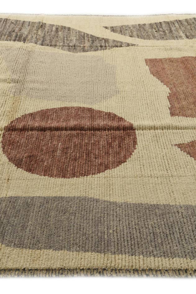 Detail image of 9' 1 x 12' 2 Hand Knotted Moroccan Wool Rug