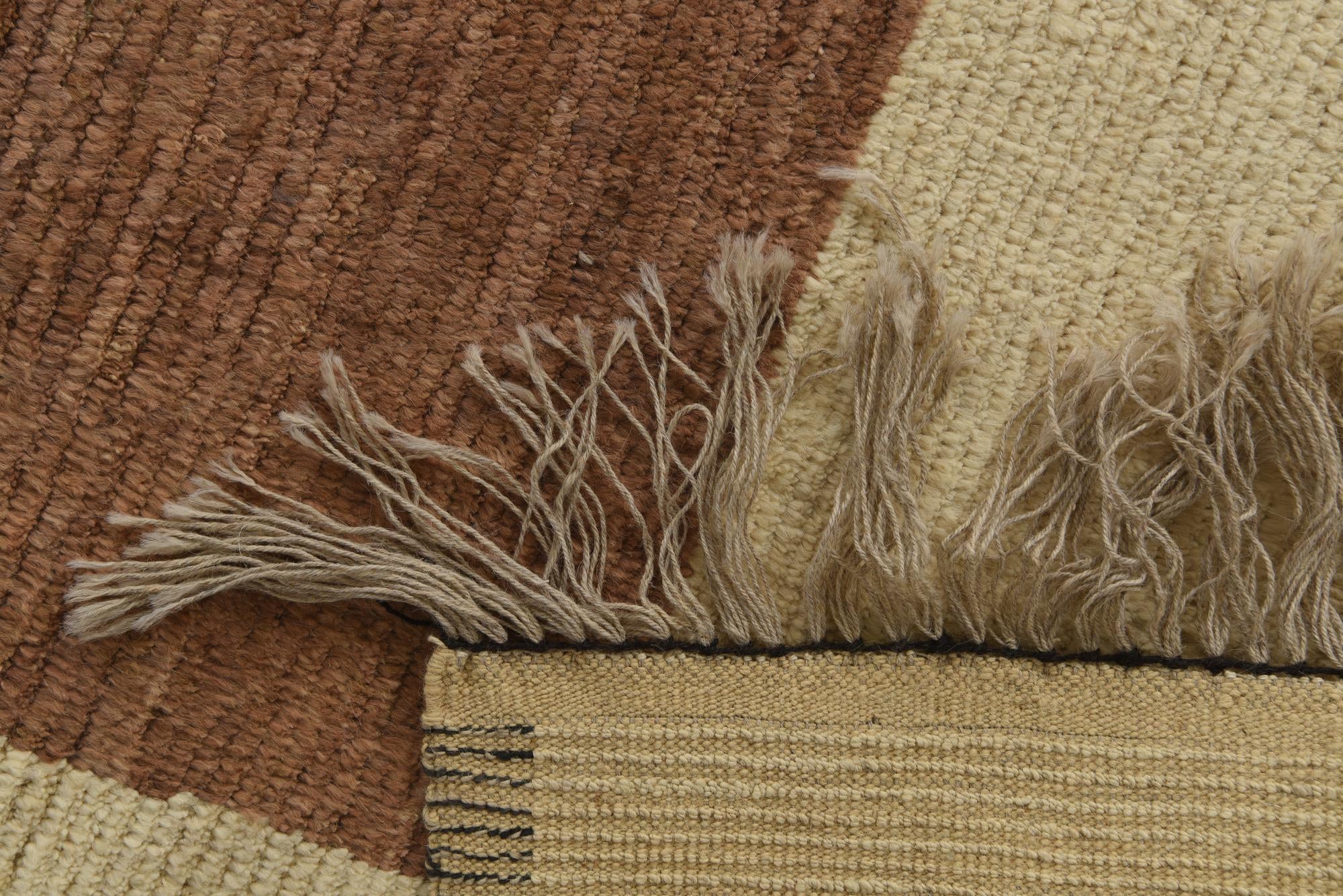 9' 1 x 12' 2 Hand Knotted Moroccan Wool Rug