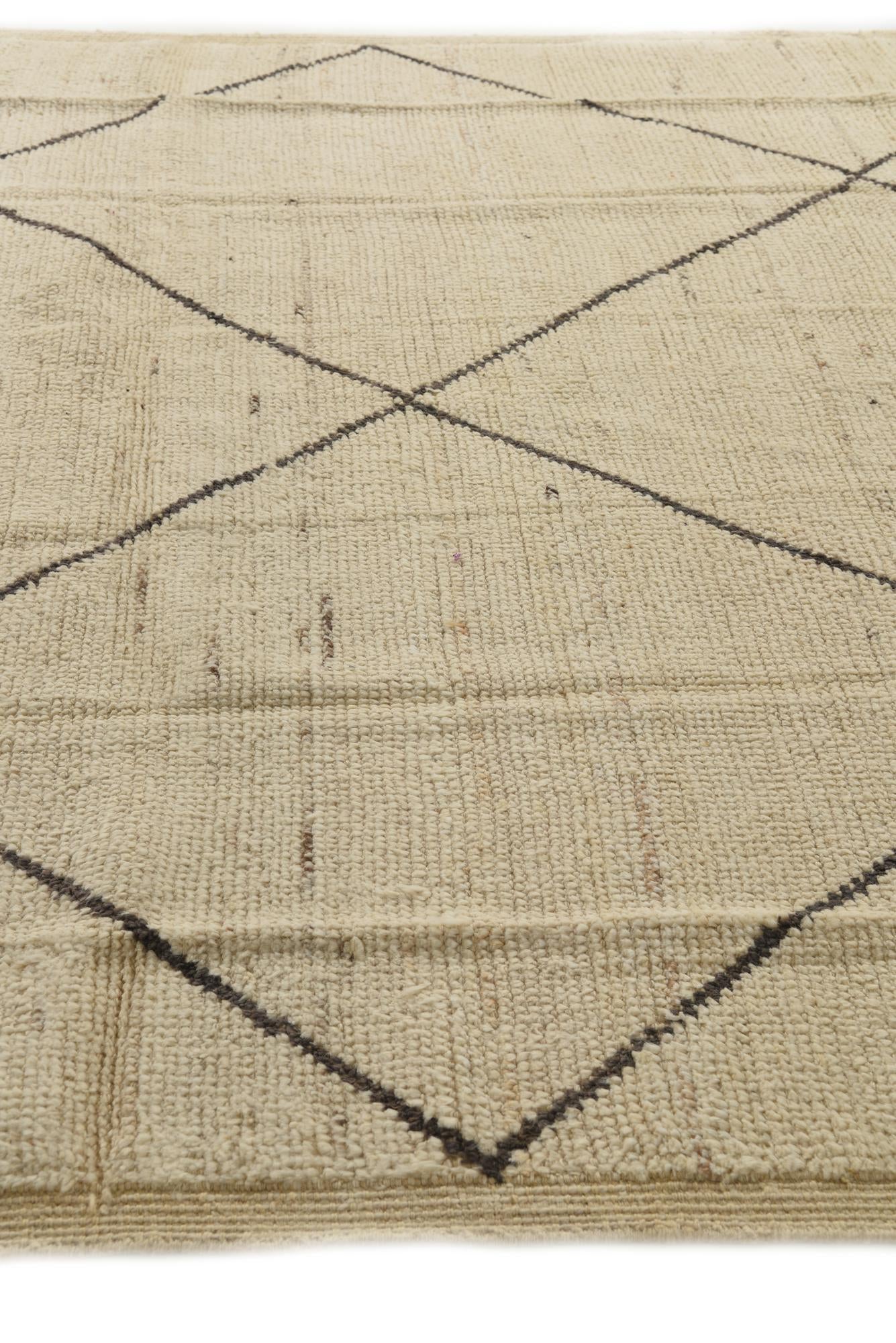 7' 10 x 10' 4 Hand Knotted Moroccan Wool Rug